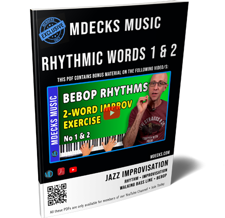 Bebop Rhythmic Words 1 & 2