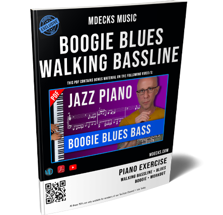 Boogie Blues Walking Bass Line