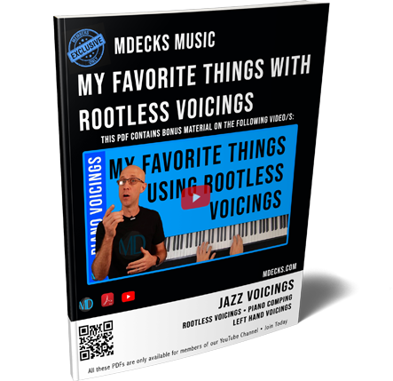 My Favorite Things Rootless Voicings