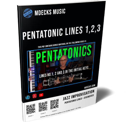 Pentatonic Lines 1, 2, 3