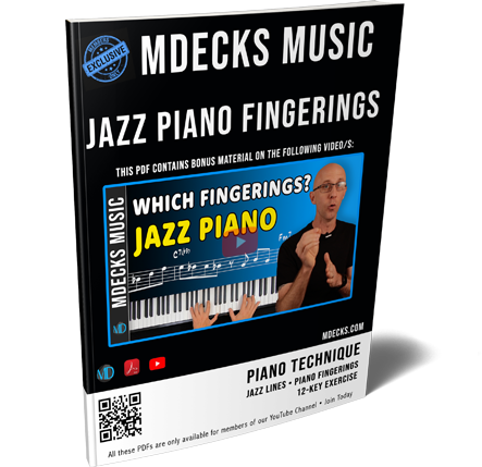 Jazz Piano Fingerings